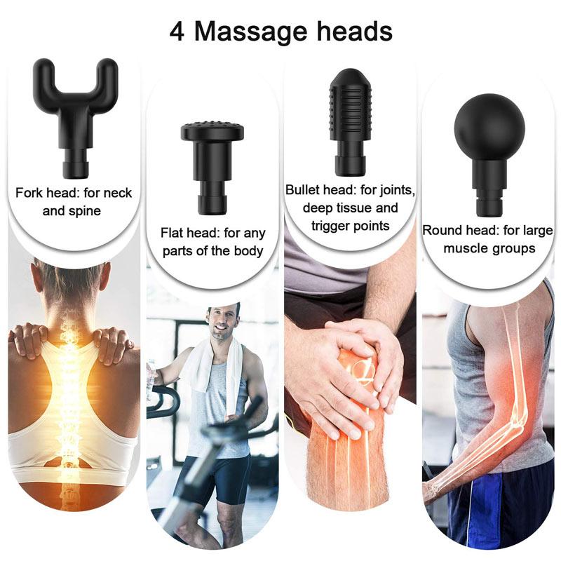 30 Speed Premium 6 Heads Handheld Massager